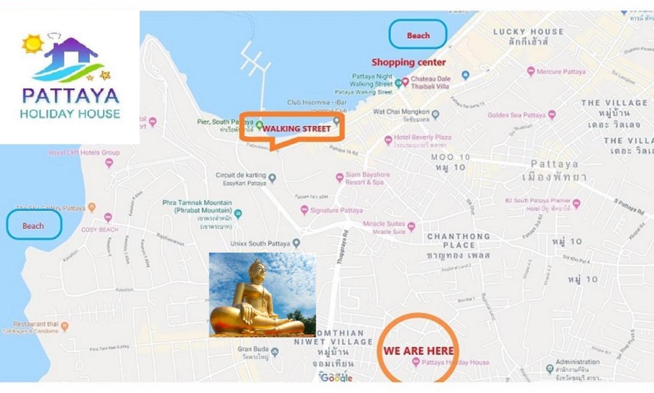 Corner - House Walking Street 4 Bedrooms Villa Pattaya